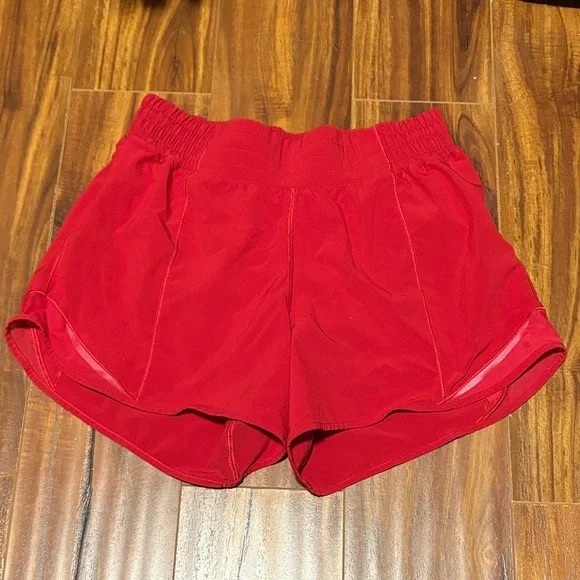 Lululemon Athletica Red Athletic Shorts - Picture 4 of 4
